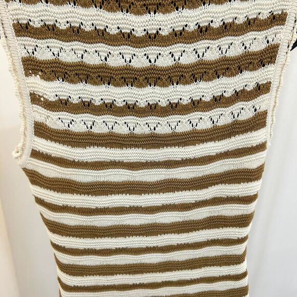 Veronica-beard Women's striped crochet Dress size Large - Picture 6 of 8